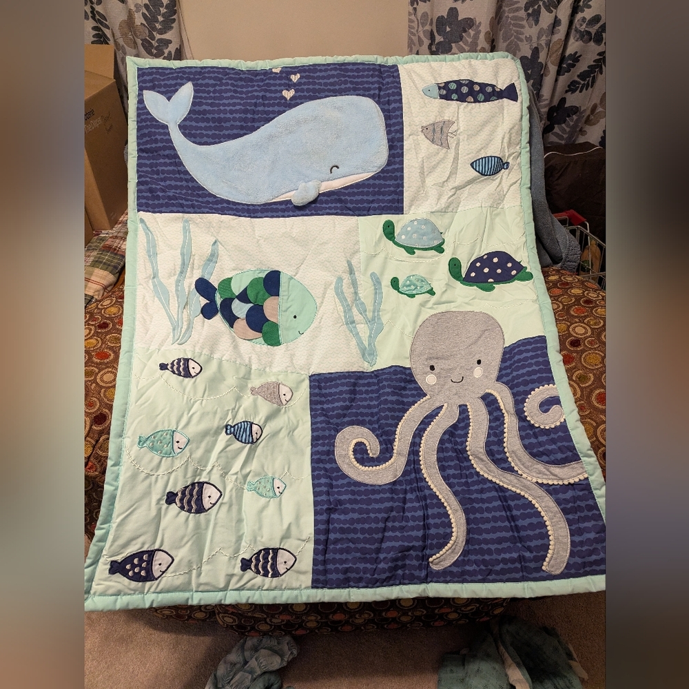 Lambs and Ivy Ocean Baby Bundle